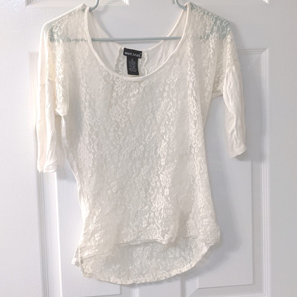 White Lace Top